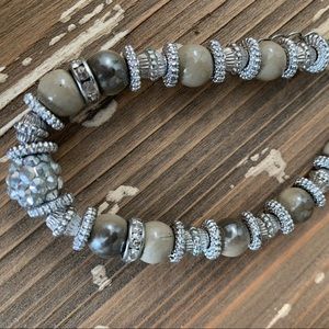 Boho Silver look bracelet